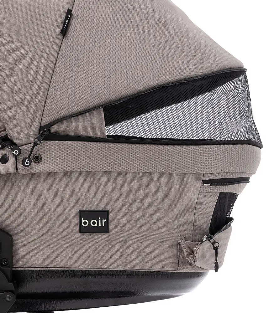 Коляска 2 в 1 Bair Kiwi Plus ECO Soft BKP-455 капучино